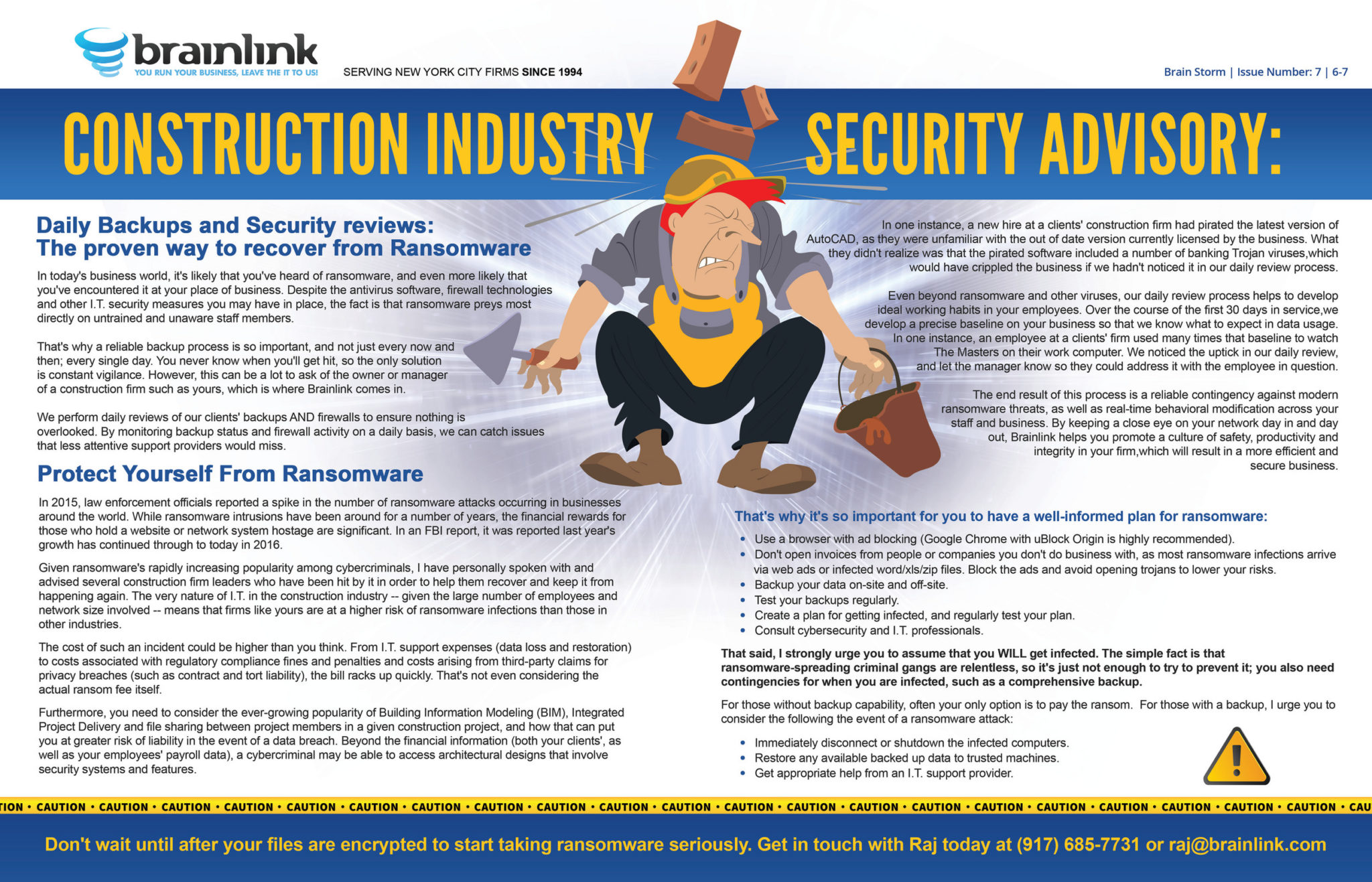CyberSecurity For Contractors and Construction Firms