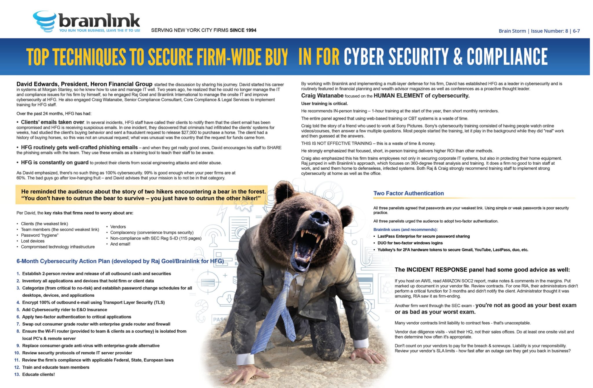 Cybersecurity for Wealth Managers